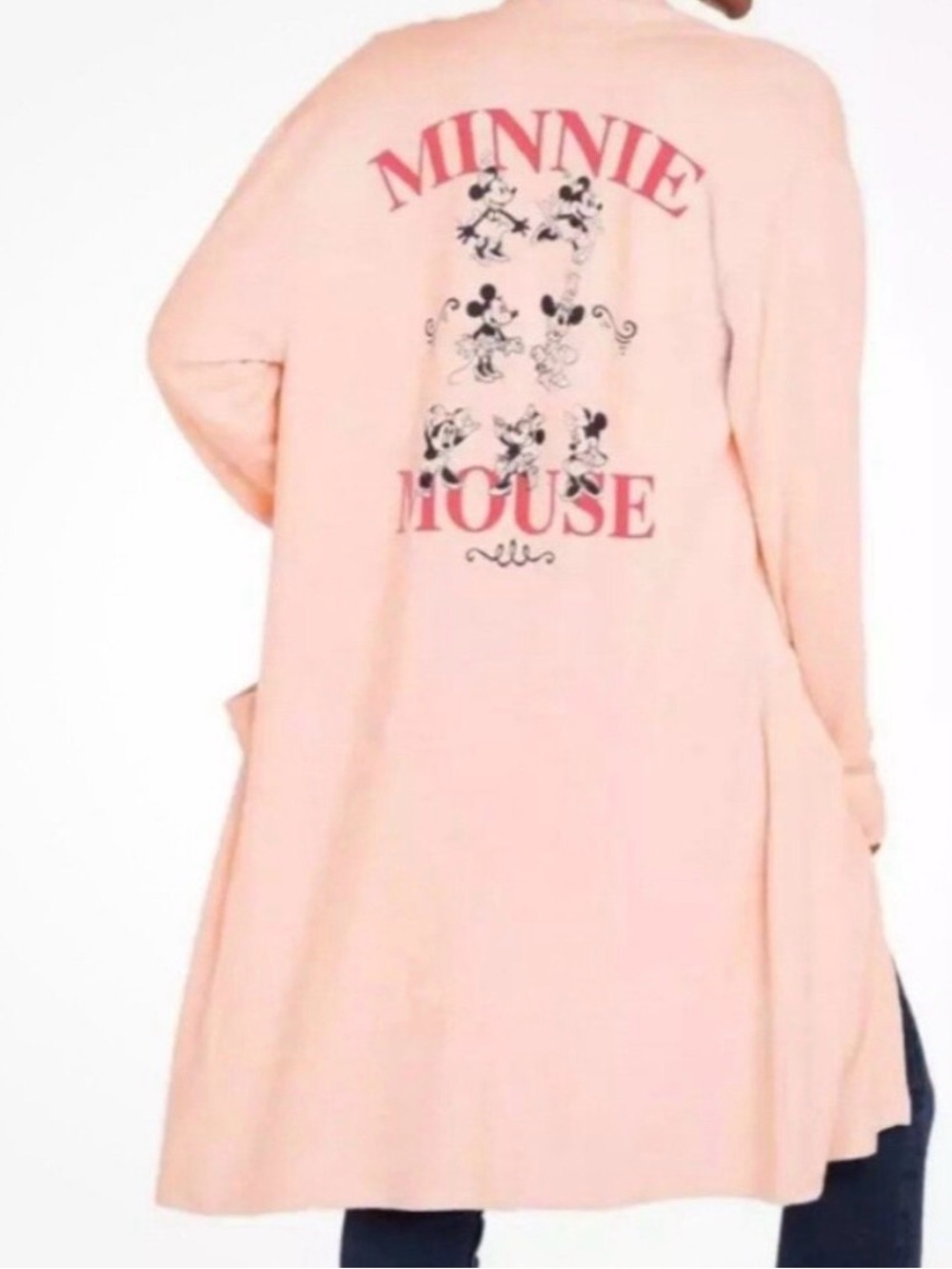 Disney Minnie Mouse Long Lightweight Cardigan Sweater